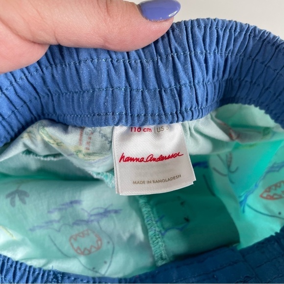 Hanna Andersson Boys Swim Trunks Size 5 - Picture 3 of 4